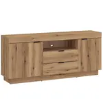 TV stolík Delamar DLAF01 2D2S dub coast evoke PVC DCE