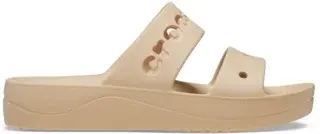 Dámské pantofle crocs baya platform sandal béžová 38-39