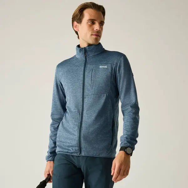 Pánská mikina regatta hillden modrošedá l