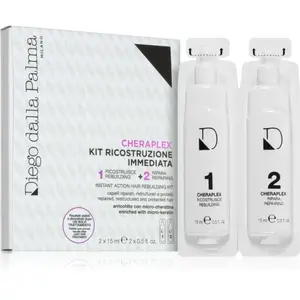 Diego dalla Palma Cheraplex Instant Action Hair Rebuilding Kit dvoufázová péče na vlasy 2x15 ml