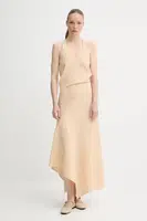 Šaty AERON GALE béžová barva, maxi, DR580571