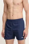 Plavkové šortky Nike tmavomodrá barva, NESSF560