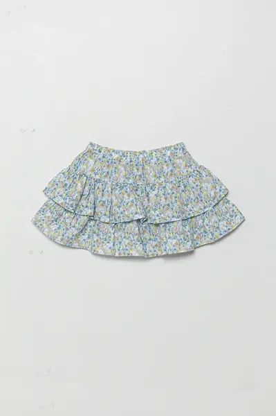 Dětská lněná sukně United Colors of Benetton více barev, mini, áčková, 4Q1NG0010