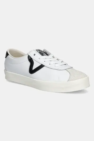 Kožené tenisky Vans Premium Classics LX Sport Low 73 bílá barva, VN000D2JBLK1