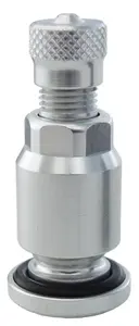 Bezdušové ventily V2.04.1, pro osobní auta, stříbrné nebo černé - Ferdus Barva: stříbrná