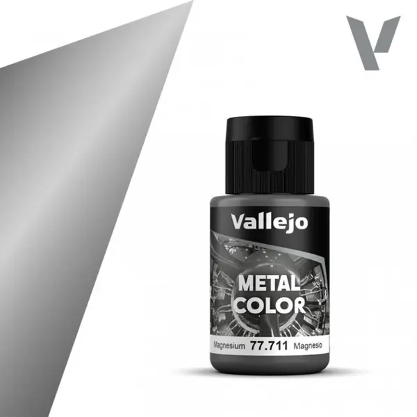 Metalická barva Vallejo 32ml – 711 Magnesium