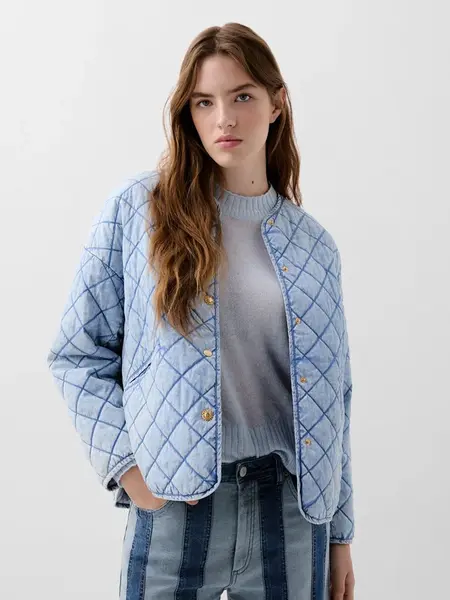 Scalpers Prechodná bunda  modrá