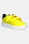 Dětské sneakers boty adidas ADVANTAGE SMILEY žlutá barva, JI0501
