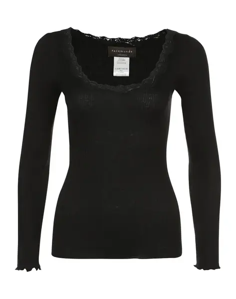 rosemunde Tričko  čierna