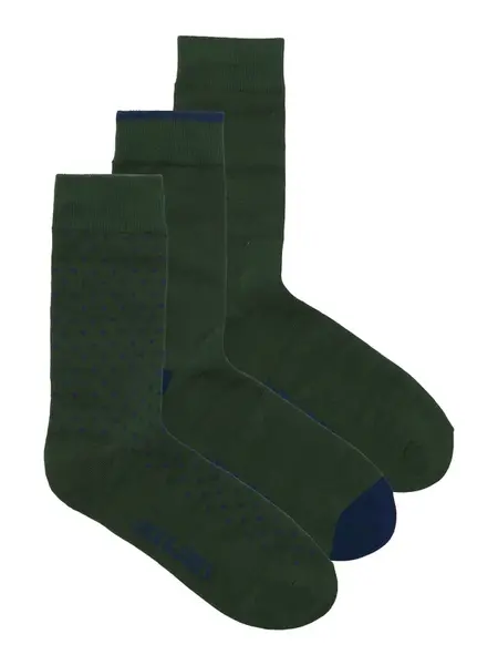 JACK & JONES Ponožky  námornícka modrá / jedľová