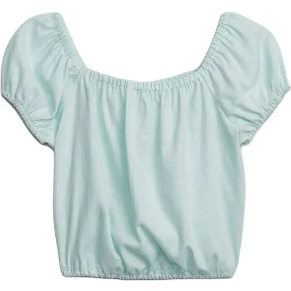 GAP V-MAR Dívčí tričko, světle zelená, velikost