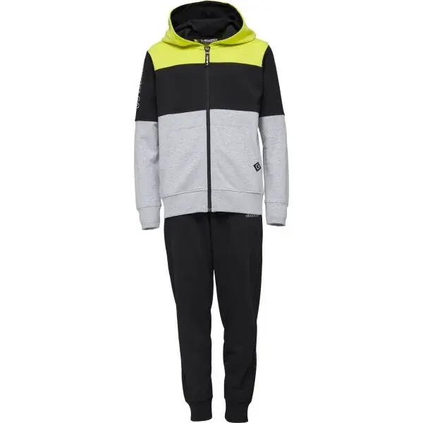 Lewro MARTYN Chlapecká tepláková souprava, černá, velikost 164-170