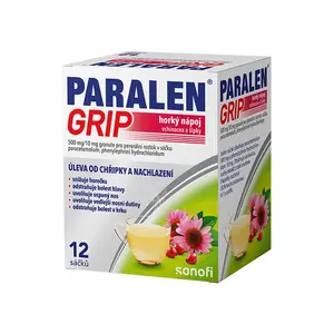 Paralen Grip horký nápoj Echinacea a šípky 12 sáčků