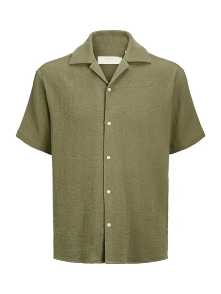 JACK & JONES Košeľa 'JORCOBA'  kaki