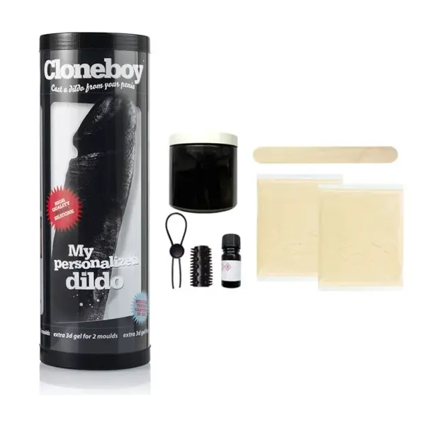 Cloneboy My Personalized Dildo - odliatok penisu Black