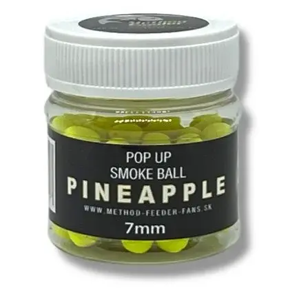 Method feeder fans plovoucí boilies pop up smoke ball 7 mm 50 ml - ananas