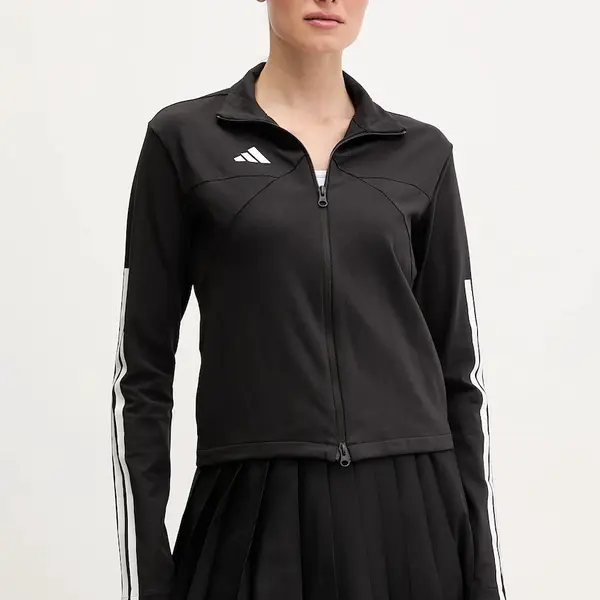 Mikina adidas Tiro dámská, černá barva, s potiskem, JG4104