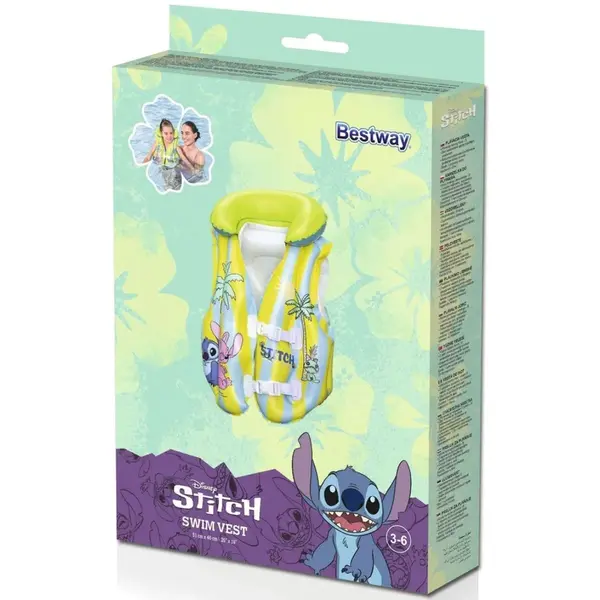 Bestway Vesta detská plávacia Stitch 51cmx46cm