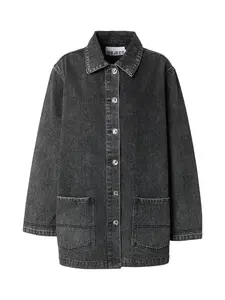 OBJECT Prechodná bunda  čierny denim