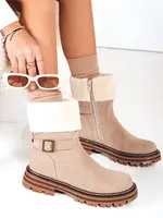 Dámske zimné čižmy s kožušinou