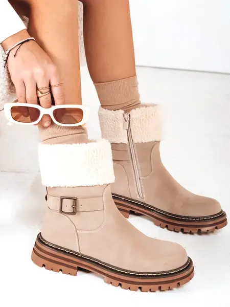 Dámske zimné čižmy s kožušinou