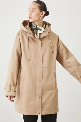 Parka Medicine dámská, béžová barva, oversize