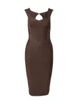 Lipsy Šaty  tmavohnedá