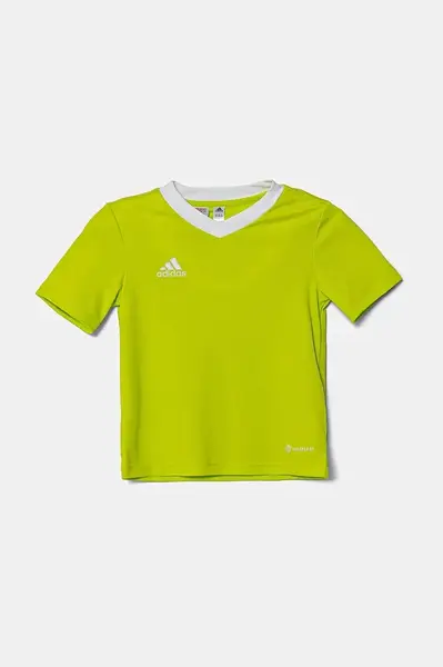 Dětské tričko adidas Performance zelená barva, s aplikací, HC5079