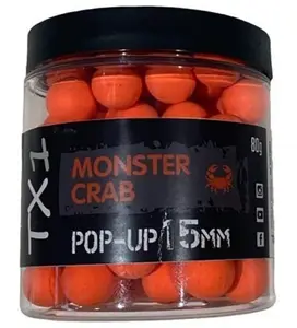Shimano plovoucí boilie tx1 pop up monster crab orange - 15 mm 80 g