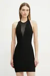 Šaty Herve Leger Jolie černá barva, mini, HLT8499826