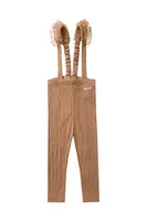 Kojenecké legíny Donsje Nanise Leggings hnědá barva, hladké, 3037400