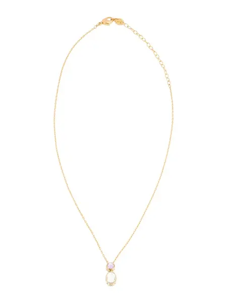 Swarovski Retiazka  zlatá / orgovánová / biela