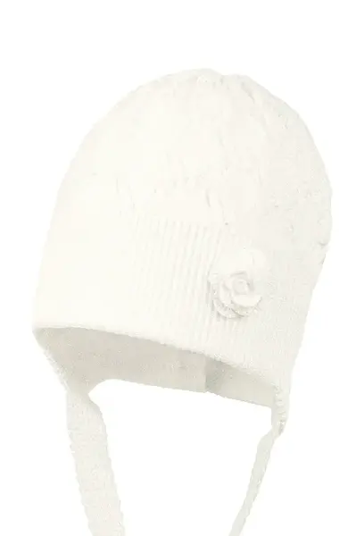 Dětská čepice Jamiks GALI béžová barva, z tenké pleteniny, JWH066