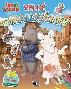 Velké omalovánky Dům myšek Sam & Julie - kniha z kategorie Omalovánky, vystřihovánky, papír