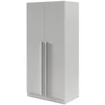Šatní skříň Braga 3 (L/P) platinovo šedá
