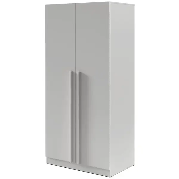 Šatní skříň Braga 3 (L/P) platinovo šedá