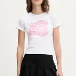 Tričko Karl Kani dámské, bílá barva, 61300129