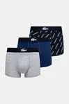 Lacoste boxerky pánské bavlněné s elastanem 3-pack