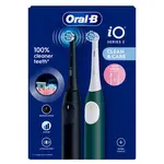 ORAL-B Series iO 2 duo black green elektrická zubná kefka 2 kusy