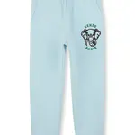 Dětské bavlněné tepláky Kenzo Kids modrá barva, K60905