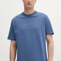 Bavlněné tričko Marc O'Polo pánské, modrá barva, s potiskem, 5000006809