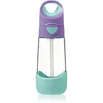 b.box Bottle with Straw láhev s brčkem Lilac Pop 1 ks