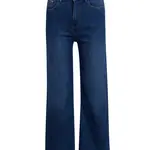 Orsay Tmavě modré dámské široké džíny - Dámské