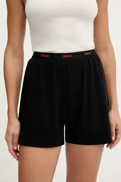 HUGO  pyžamové šortky dámské bavlněné s elastanem  ID SHORTS