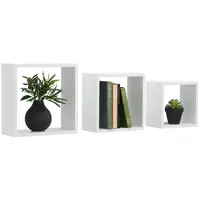 Xora SADA NÁSTĚNNÝCH REGÁLŮ, bílá