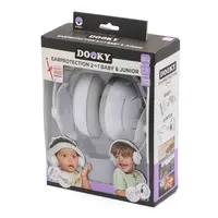 Dooky chrániče sluchu 2v1 BABY & JUNIOR 0-12r White
