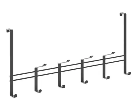Závesná lišta na dvere Lava TouchTherm 45 cm, čierna%