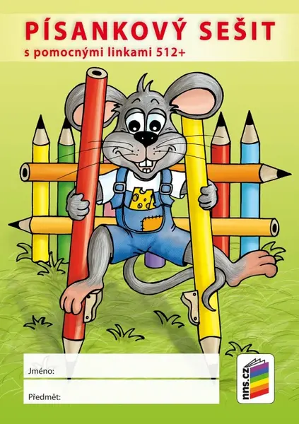 Písankový sešit s pomocnými linkami 512+ (S-12)