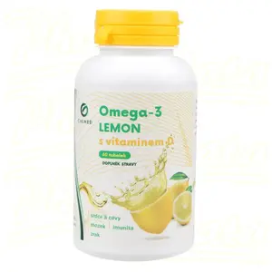 Omega-3 Lemon Rybí olej s vitaminem D 60 tobolek Galmed