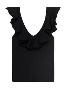 MANGO Top 'JUANA'  čierna